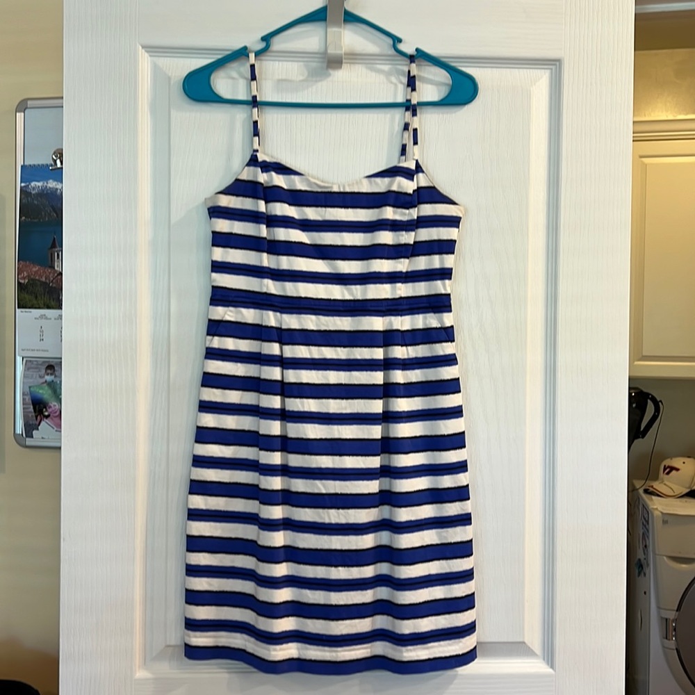 Gap blue striped sundress